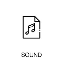 Sound flat icon
