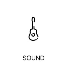 Sound flat icon