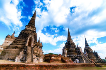 Wat Phra Si Sanphet, Ayutthaya Historical Park, Phra Nakhon Si, Thailand
