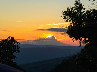 Sun rise Phu Kradueng National Park,Thailand