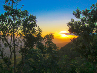 Sun rise Phu Kradueng National Park,Thailand