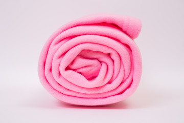 Roll pink cloth