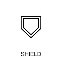 Shield flat icon