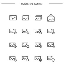 Picture icon set