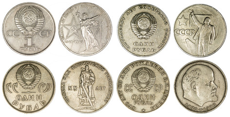 coin  set, isolated