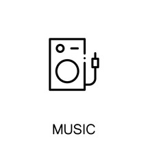 Music flat icon