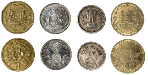 coin  set, isolated
