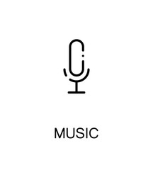 Music flat icon