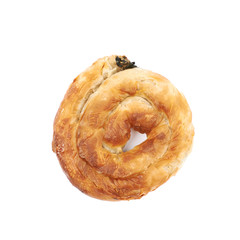 Cheese and spinach pastry bun