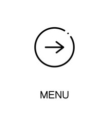 Menu flat icon