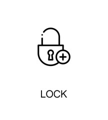 Lock flat icon