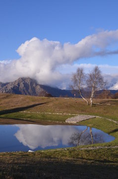 Laghetto del Pertus in Valle imagna