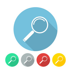 Search icon vector set