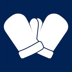 Winter Mittens, Gloves icon Vector - Illustration