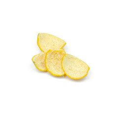 shell mandarin citrus isolated tangerine mandarine orange on whi