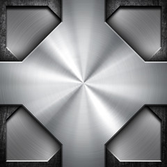 polished metal design background