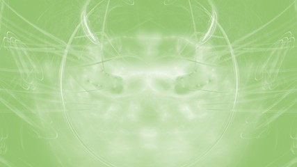 Spiel mit der Symmetrie - pastellgrün