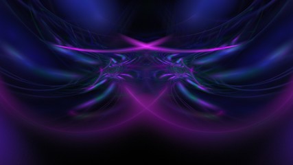 Dunkle Illusion - Kreation in pink violett