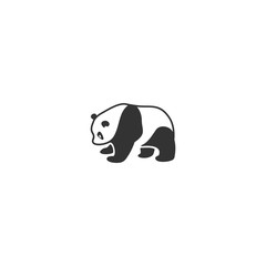 Panda Icon Illustration Logo