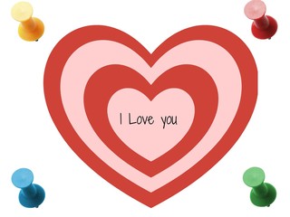 Nice postcard of love for Valentine's Day.