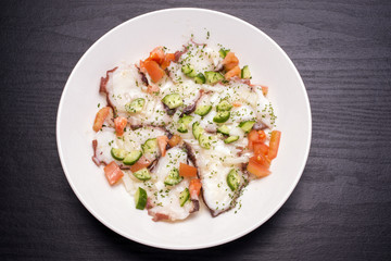 タコのカルパッチョ