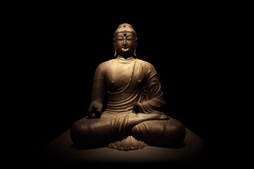 Statue de Bouddha, Musée National de Corée, Yongsan-gu, Séoul, Corée