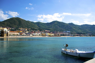 Obraz premium Splendida costa di Cefalù, Palermo - Sicilia