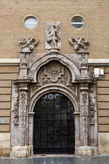 Zaragoza (Aragon, Spain), church close up
