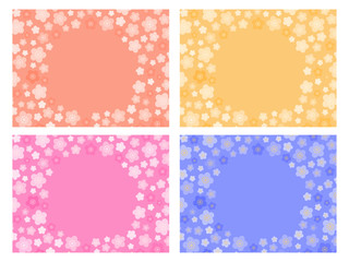 フラワーフレームセット