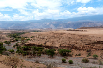 Natural park and Lake Latron in Tanzania, Africa