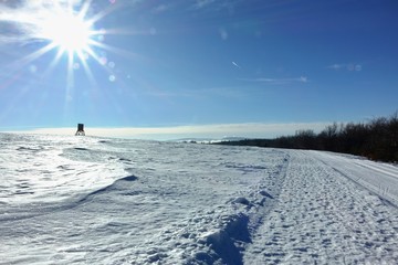 winter auf dem hirtstein