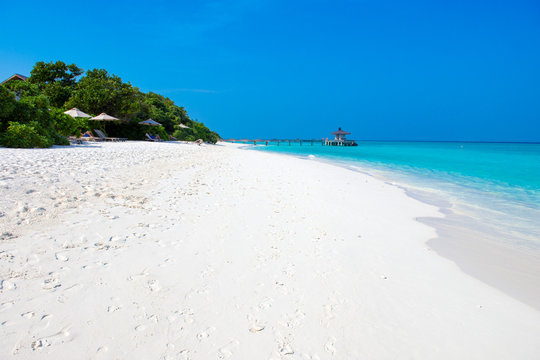 Hanimaadhoo beach, Maldives