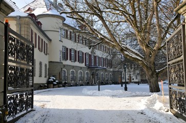 country house at winter in Bavaria