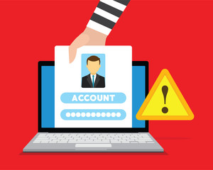 account stealing by hackers