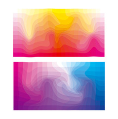 Obraz premium abstract colorful mosaic background vector illustration. polygon