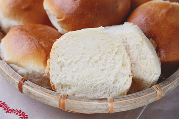homemade hamburger buns