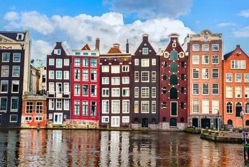Foto op Plexiglas Huizen in Amsterdam © adisa