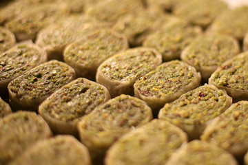 Turkish baklava at market