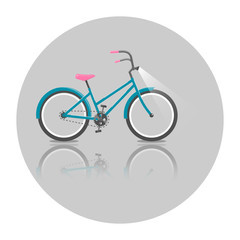 Bicycle. Bike icon vector. Cycling concept. Trendy style for graphic design, logo, Web site, social media, user interface, mobile app.
