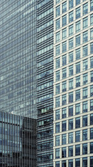 Detail of modern office blocks