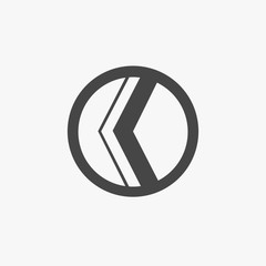 Circular arrow vector sketch icon isolated on background. Hand drawn Circular arrow icon. Circular arrow sketch icon for infographic, website or app.