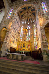 Fototapeta premium The interior of the Basilica of Santa Croce