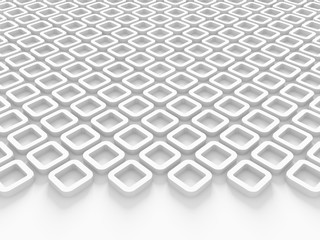 White Abstract Squares Design Background