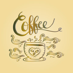 Hand Drawn Coffee Cup 