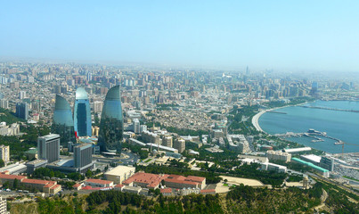 Fototapeta premium View to Baku