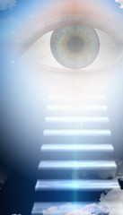 Steps to large eye