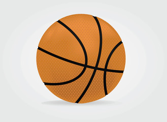 Obraz premium Basketball ball vector