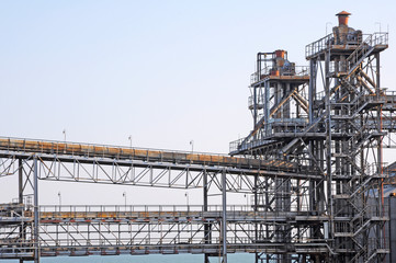 Engineering structures in the Russian port 