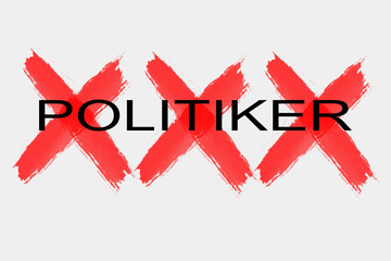 Politiker, ablehnende Haltung