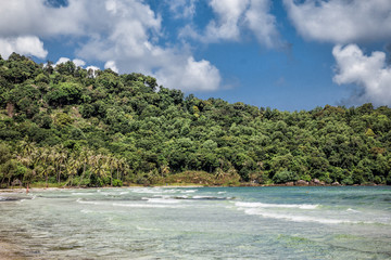 Phu Quoc island, Sao tropical beach in Vietnam.